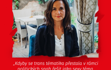 Sexuoložka: Kéž by se trans tematika v rámci politických snah přestala řešit jako sexy téma