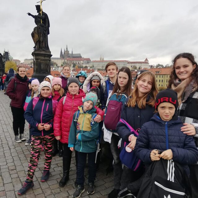 První akce klubu Young Caritas - výlet do Prahy