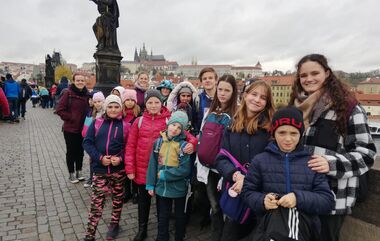 První akce klubu Young Caritas - výlet do Prahy